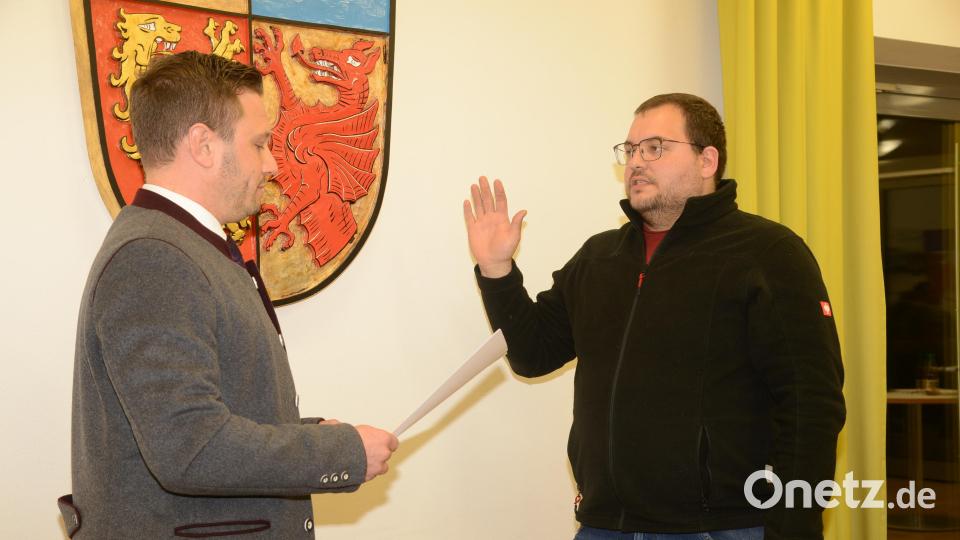 Andreas Melischko (rechts) ist neues Mitglied im Gemeinderat. Bild: bey