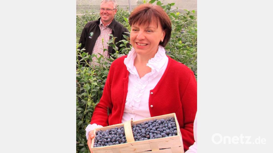 Hofladenbetreiberin Rita Mulzer war Gastgeberin des 17. Oberpfälzer Direktvermarktertages in Naabsiegenhofen. Bild: Hirsch