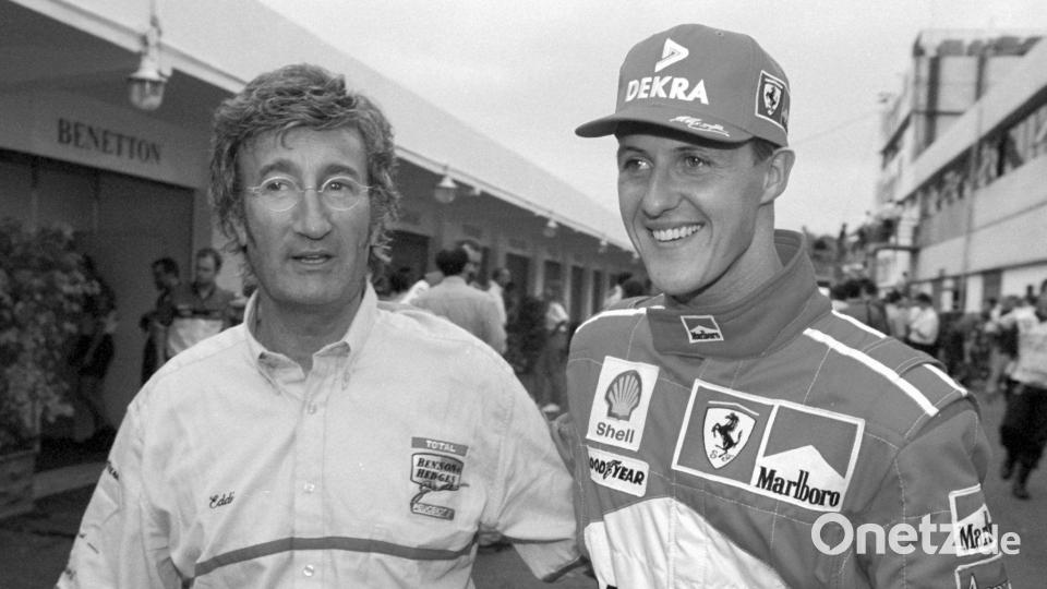 Eddie Jordan (l) war Förderer von Michael Schumacher. Bild: picture alliance / dpa