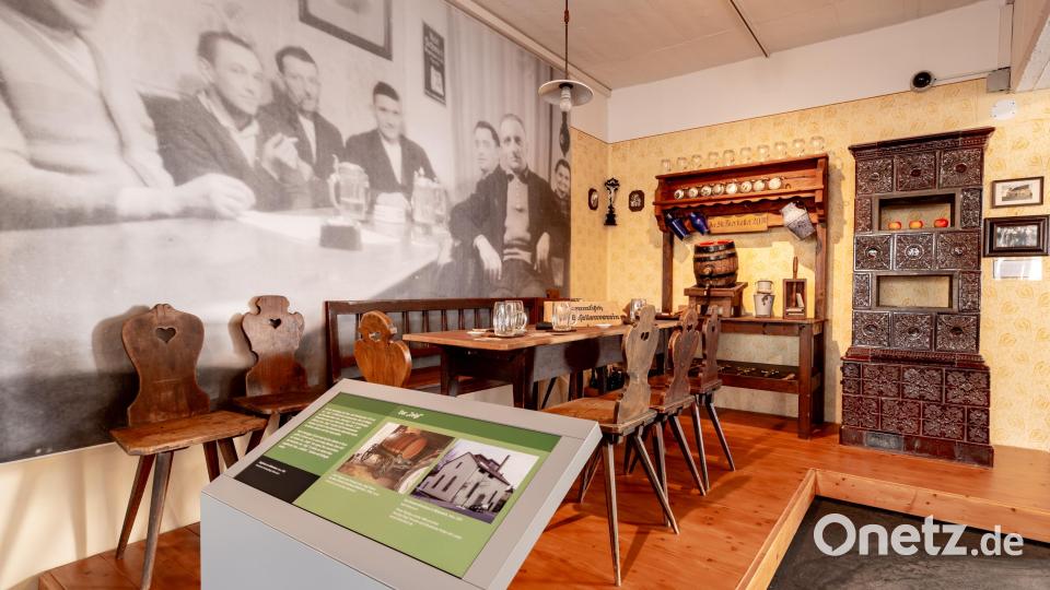 Die original Zoigl-Stube im Museum Mitterteich. Bild: Landesstelle für die nichtstaatlichen Museen in Bayern/Klaus Schicker