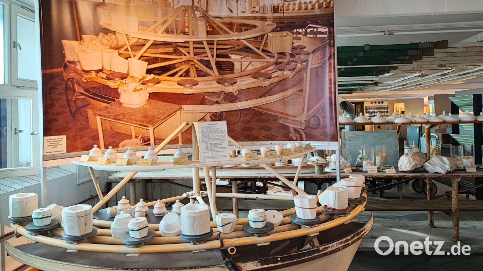 Das Gießkarussell im Museum Mitterteich. Bild: Stefanie Schreiner/exb