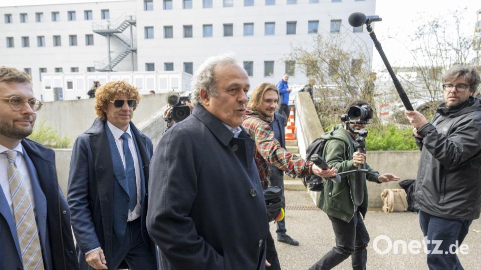 Der frühere UEFA-Präsident Michel Platini. Bild: Urs Flueeler/KEYSTONE/dpa