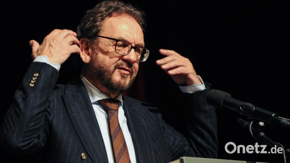 Heribert Prantl war währen der internationalen Woche gegen Rassismus zu Gast in Amberg. Bild: Stephan Huber