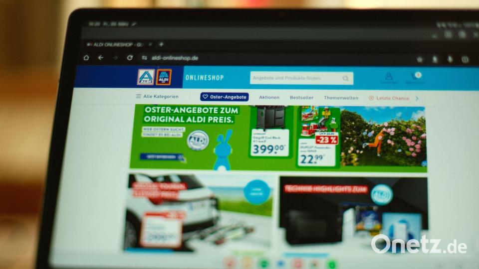 Der Aldi-Onlineshop wurde 2021 gegründet. Bild: Georg Hilgemann/dpa