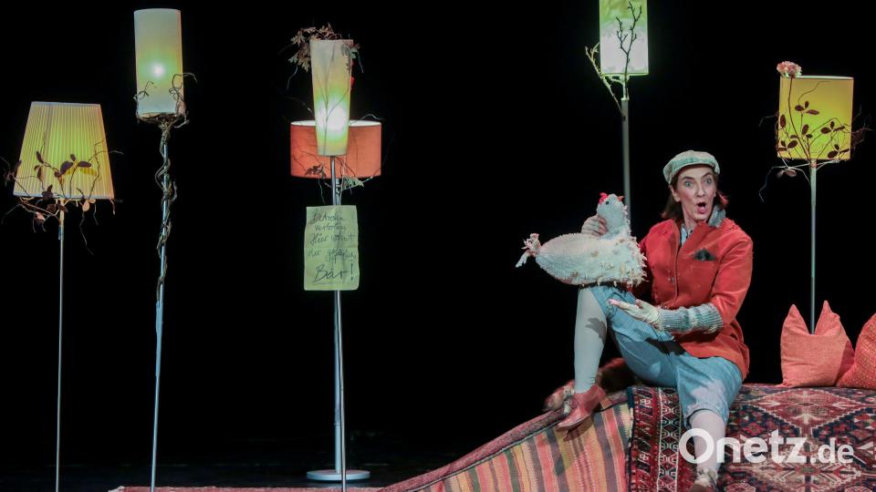 Als letztes Stück des Kindertheaterfestivals gab es &quot; Vom Fuchs der den Verstand verlor&quot; zu sehen. Danach war die Kinderjury an der Reihe, den Sieger 2025 zu ermitteln. Bild: Wolfgang Steinbacher