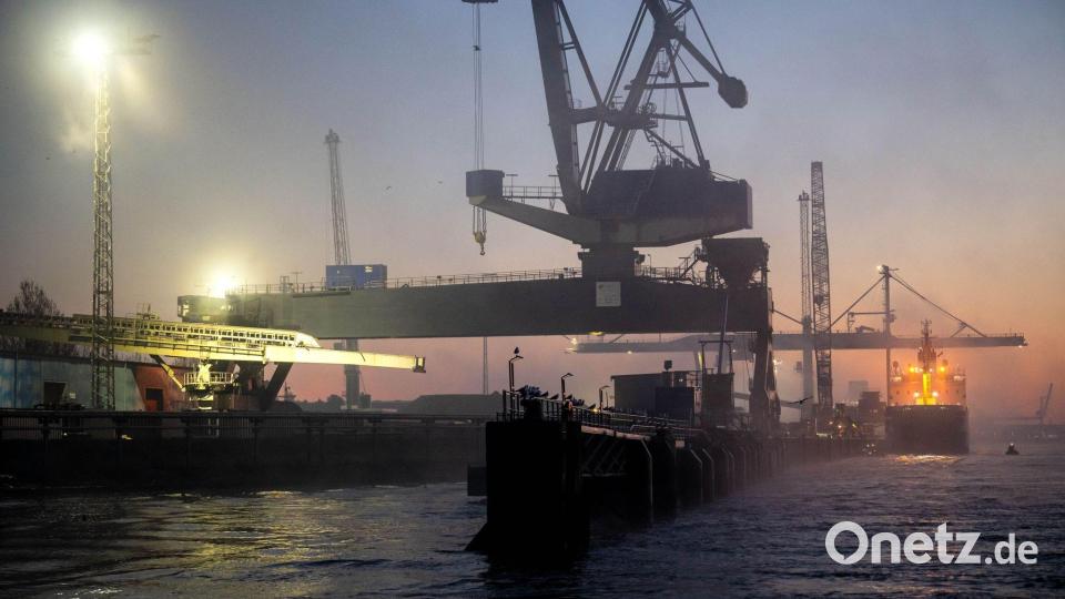 Das Schiff war vergangenen Mittwoch in Großbritannien gestartet. Bild: Sina Schuldt/dpa