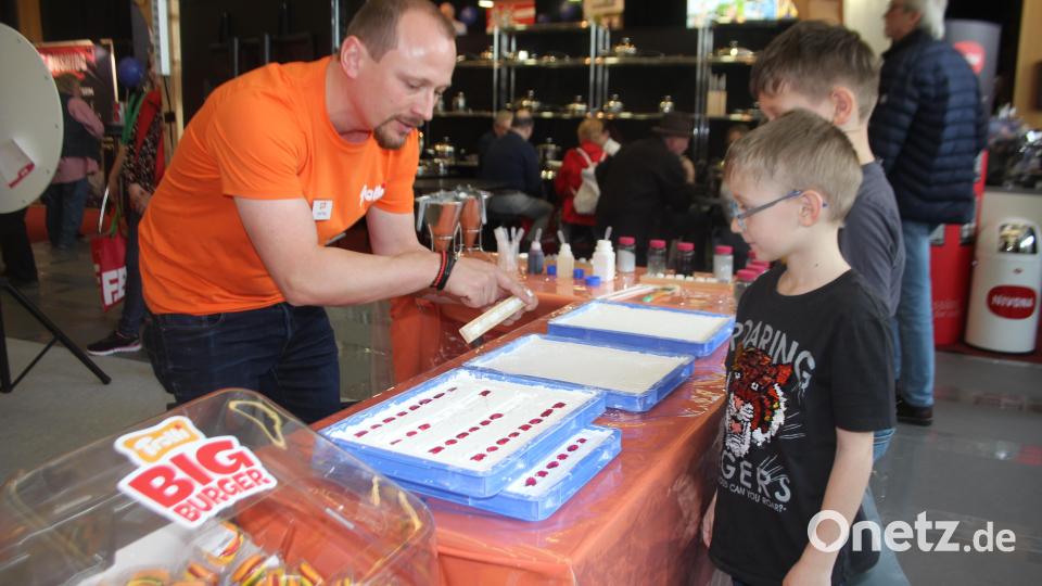Herstellung von Gummibärchen live auf der Messe. Archivbild: Steinsdorfer