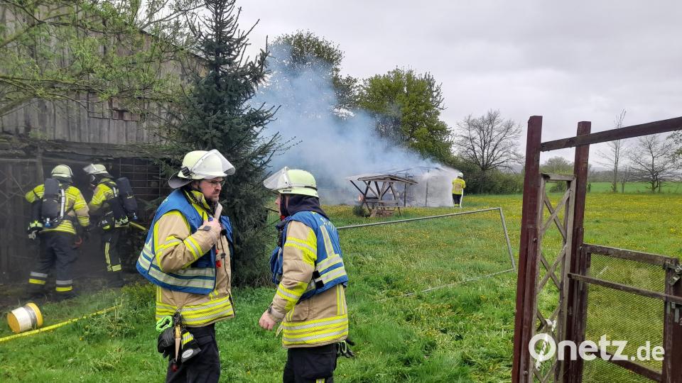 Am Freitagmittag brannte es am Amberger Erzberg. Bild: Johannes Prey/ Feuerwehr Amberg