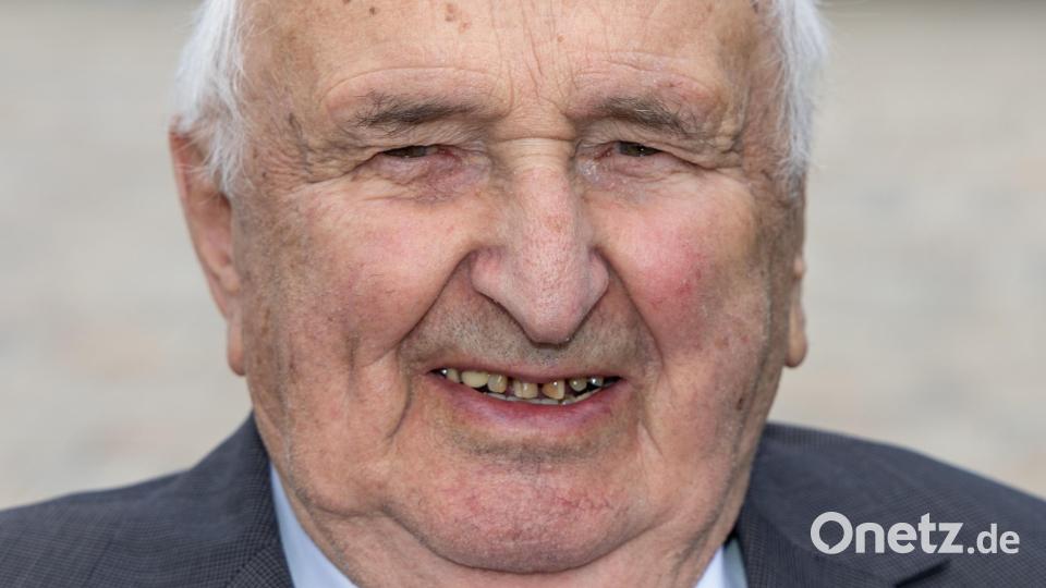 August Fütterer feierte vor Kurzem seinem 95. Geburtstag. Bild: Roland Wellenhoefer