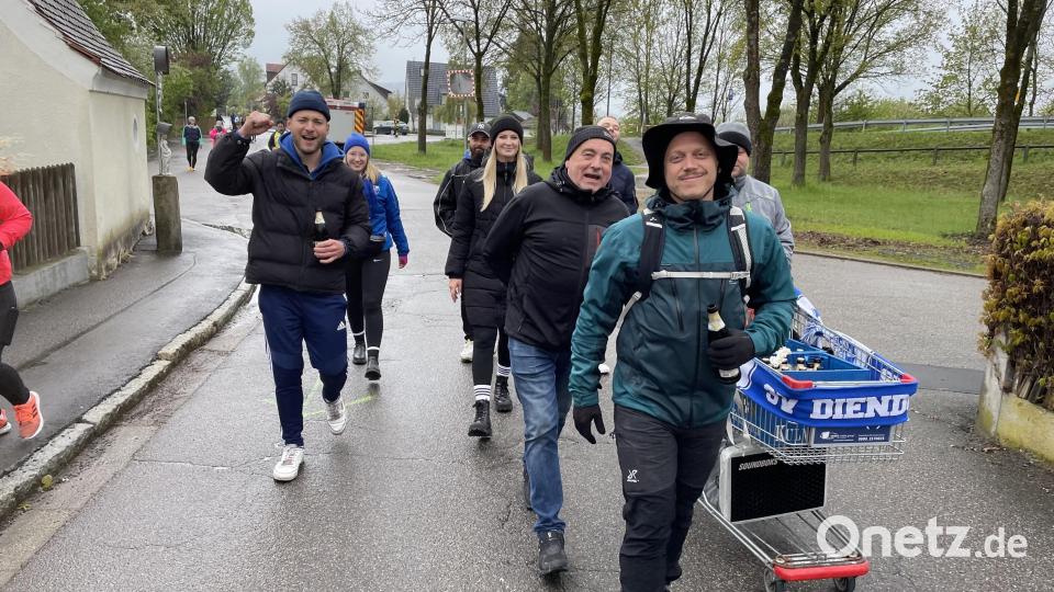 Bestens gelaunt trotz Schneeregenwetter: In Diendorf wurden im vergangenen Jahr über 2000 Runden gedreht. Archivbild: Sebastian Böhm