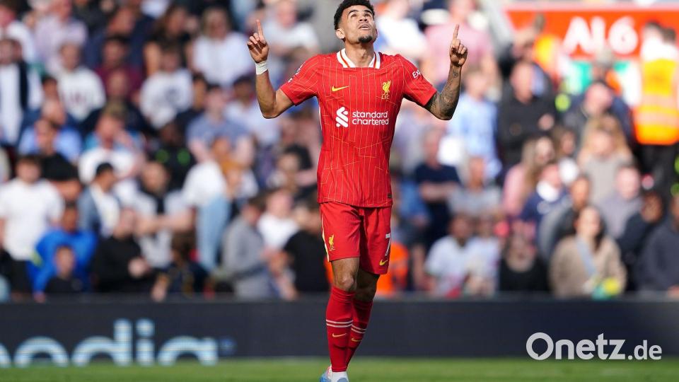 Luis Diaz erzielte den Ausgleich für Liverpool. Bild: Peter Byrne/PA Wire/dpa