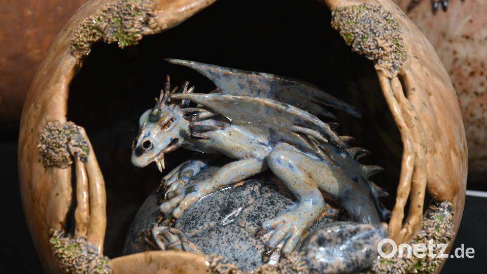 Gefährlich, der Drache in seiner Höhle. Bild: gf