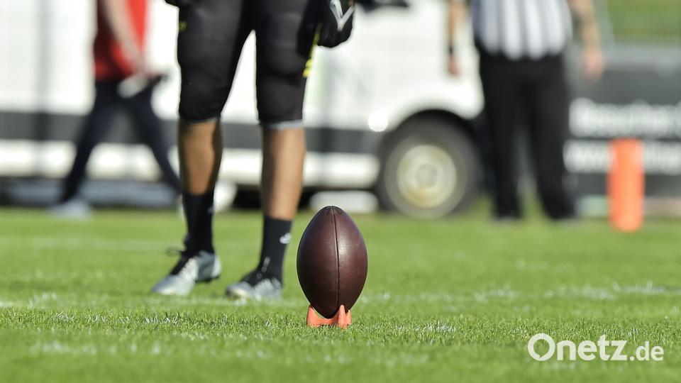 Bilder vom Spiel der Amberg Mad Bulldogs gegen die Augsburg Centurions. Bild: Hubert Ziegler