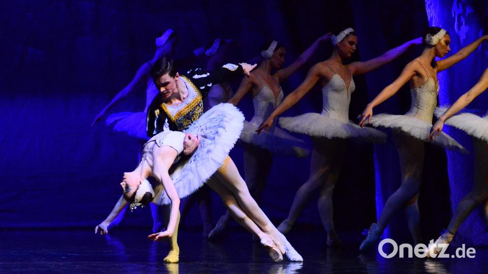 Der Prinz und seine Odette am Schwanensee. Bild: Kunz