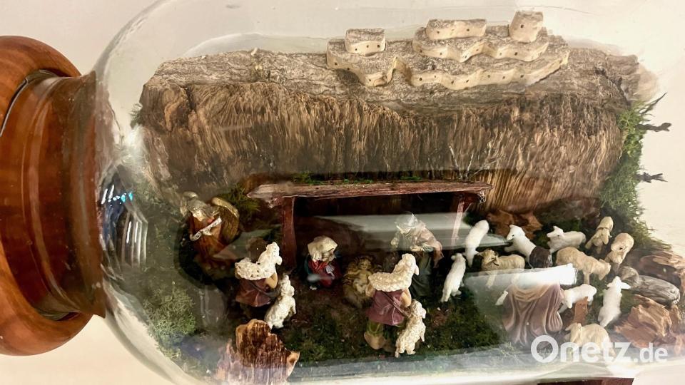 Das Einmachglas der Mutter wurde zur Herberge Jesu. Bild: Gabi Schönberger