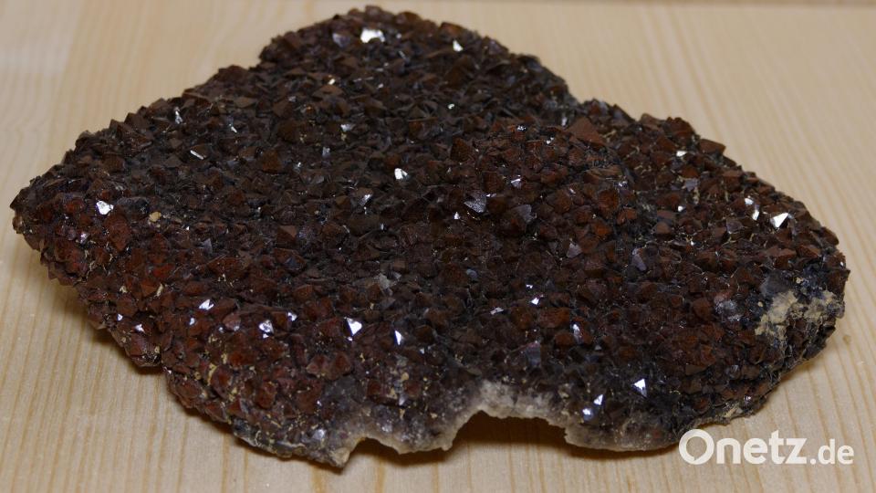 Eisenkiesel aus dem Wölsendorfer Johannesschacht. Bild: tr