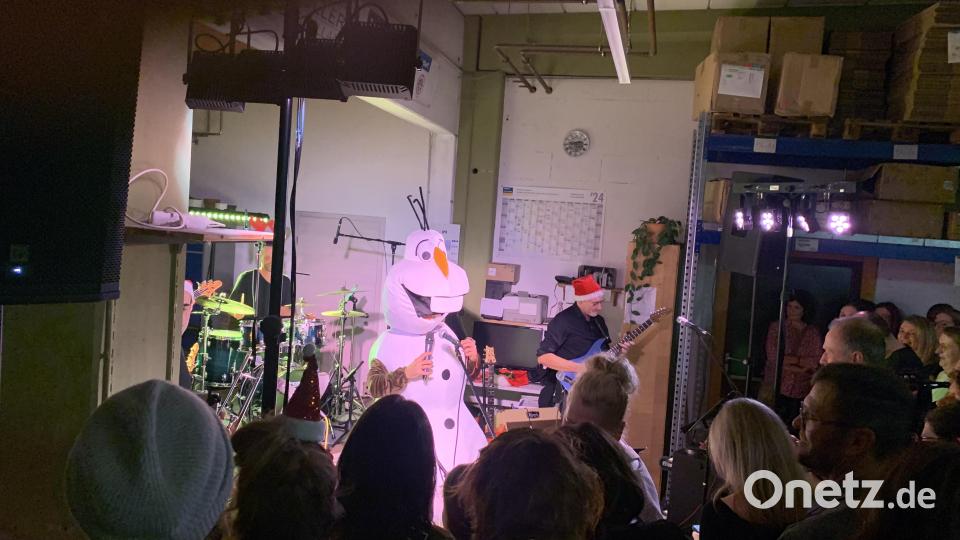 Showeinlage mit Olaf von &quot;Die Eiskönig&quot;. Bild: dus