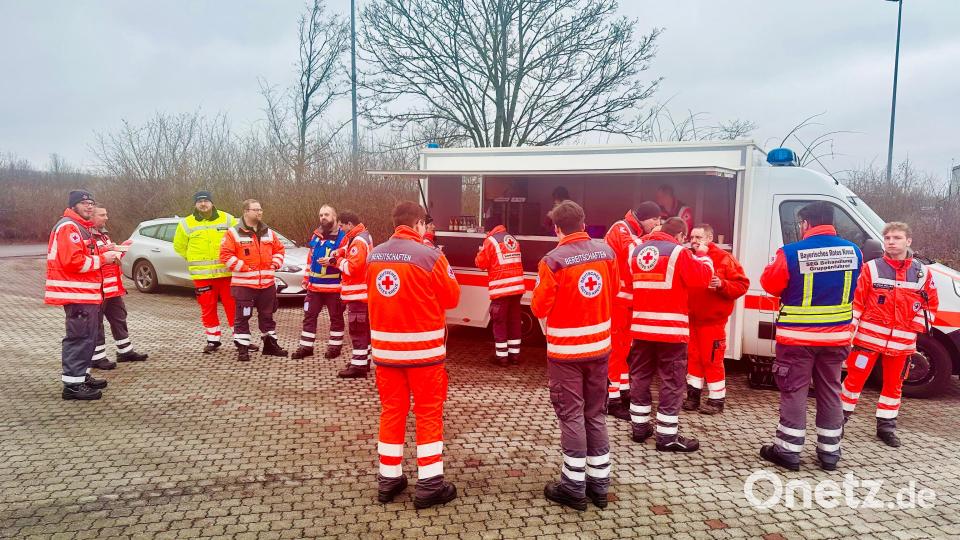 Verpflegung der Teilnehmer. Bild: BRK-Kreisverband Tirschenreuth/exb