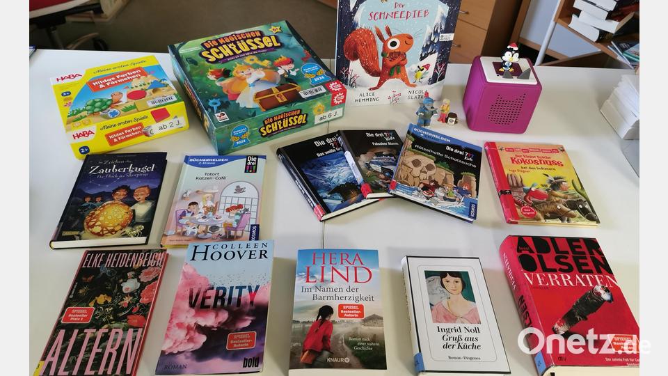 In der Stadtbibliothek Oberviechtach gibt es Neues für alle Altersgruppen. Hier einige Empfehlungen von Heike Hagl. Bild: Portner