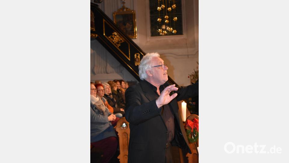 Chorleiter der &quot;Chorgemeinschaft St. Georg&quot; Richard Waldmann Bild: rgr
