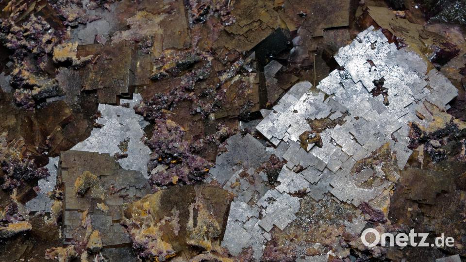 Ein Fluorit aus dem Wölsendorfer Johannesschacht. Bild: tr
