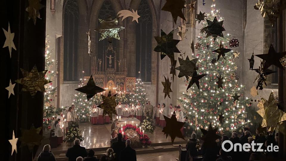 Ein Glanzpunkt des Weihnachtsfests: die Christmette in der Nabburger Pfarrkirche. Bild: aub