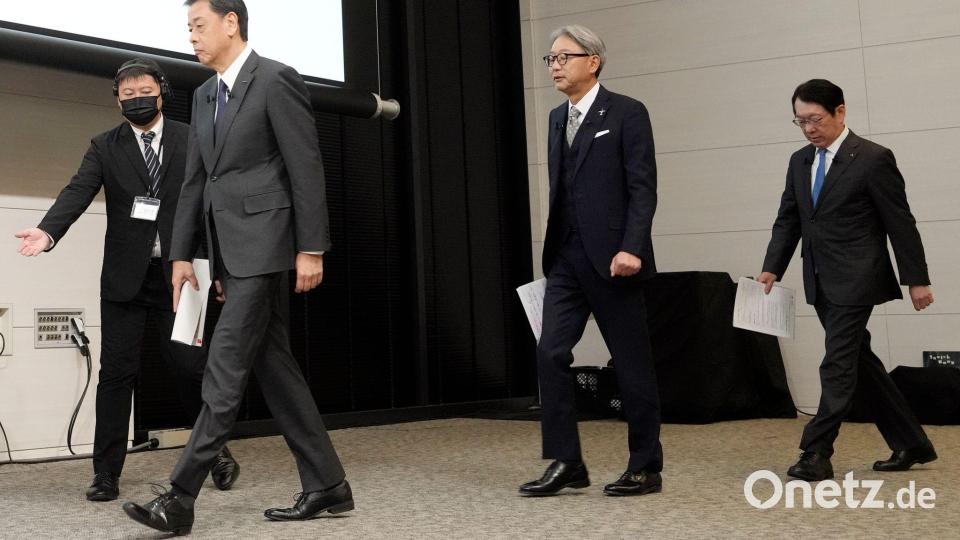Nissan und Honda führen Fusionsgespräche und wollen Mitsubishi Motors daran beteiligen. Bild: Eugene Hoshiko/AP/dpa