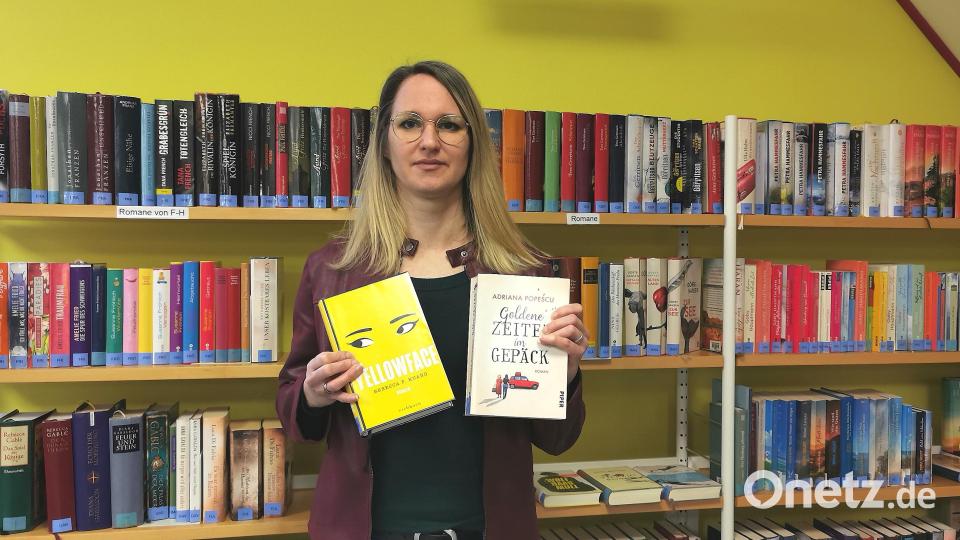 Heike Hagl stellt zwei ihrer aktuellen Lieblingsbücher vor. Bild: Portner