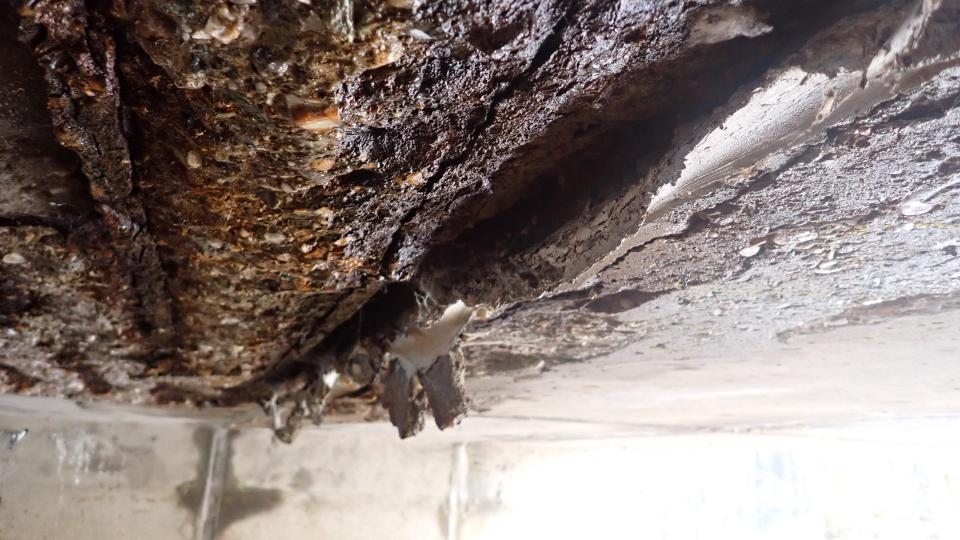 Detailaufnahme der maroden Brücke. Bild: Staatliches Bauamt Amberg-Sulzbach/exb
