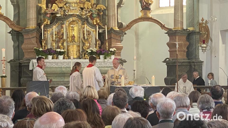 Weihbischof Reinhard Pappenberger bei der Wallfahrtseröffung 2025 in der Wallfahrtskirche Mariä Heimsuchung am Fahrenberg. Bild: fvo