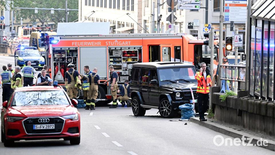 Der Vorfall ereignete sich an der Stadtbahn-Haltestelle Olgaeck am Rande der Innenstadt. Bild: Bernd Weißbrod/dpa
