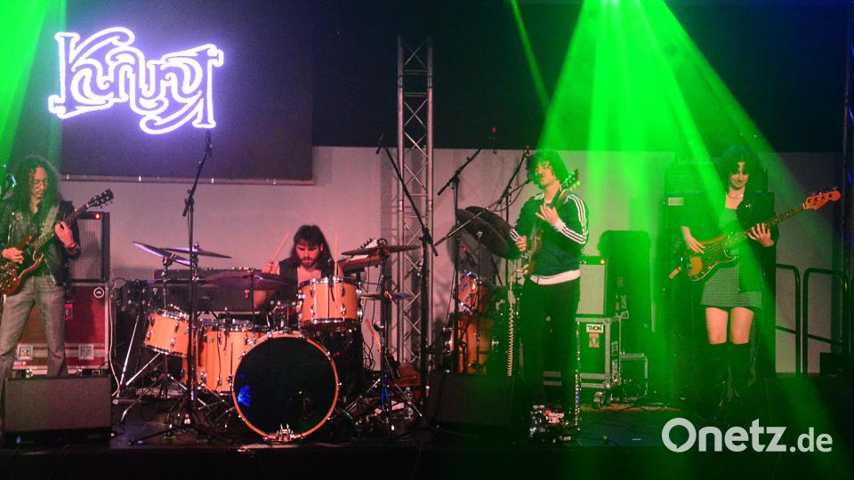 Quartett mit Dame: Die Heavy Indie Band &quot;Kant&quot;. Bild: Kunz