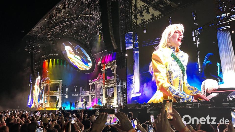 Das Konzert in Rio war als das größte in Gagas Karriere angekündigt worden. Bild: Philipp Znidar/dpa