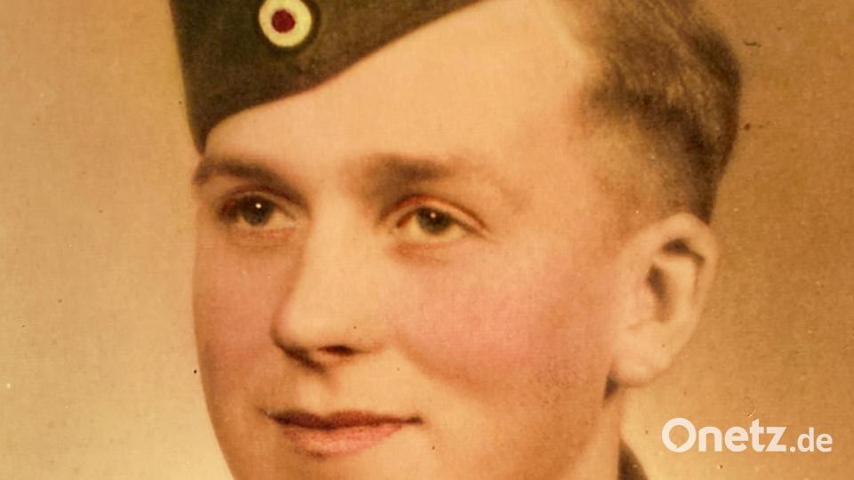 Josef Schottenbauer als junger Soldat. Bild: Josef Schottenbauer/exb