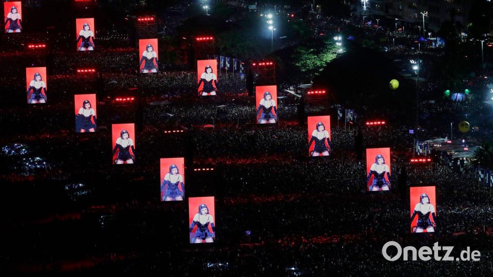 Nach Angaben der Stadtverwaltung lockte die Show auch rund 500.000 Touristen nach Rio. Bild: Bruna Prado/AP/dpa