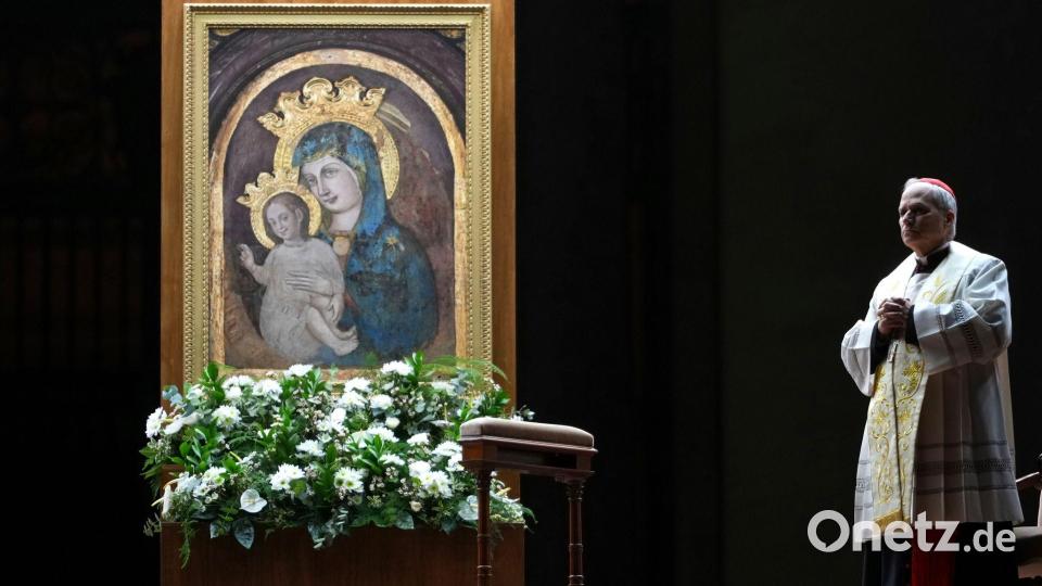 Der erste US-Amerikaner auf dem Stuhl Petri hat sich für den Papstnamen Leo XIV. entschieden. Bild: Kirsty Wigglesworth/AP/dpa