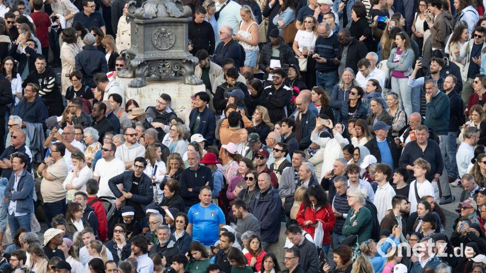 Jubel auf dem Petersplatz: Es gibt einen neuen Papst. Bild: Marijan Murat/dpa