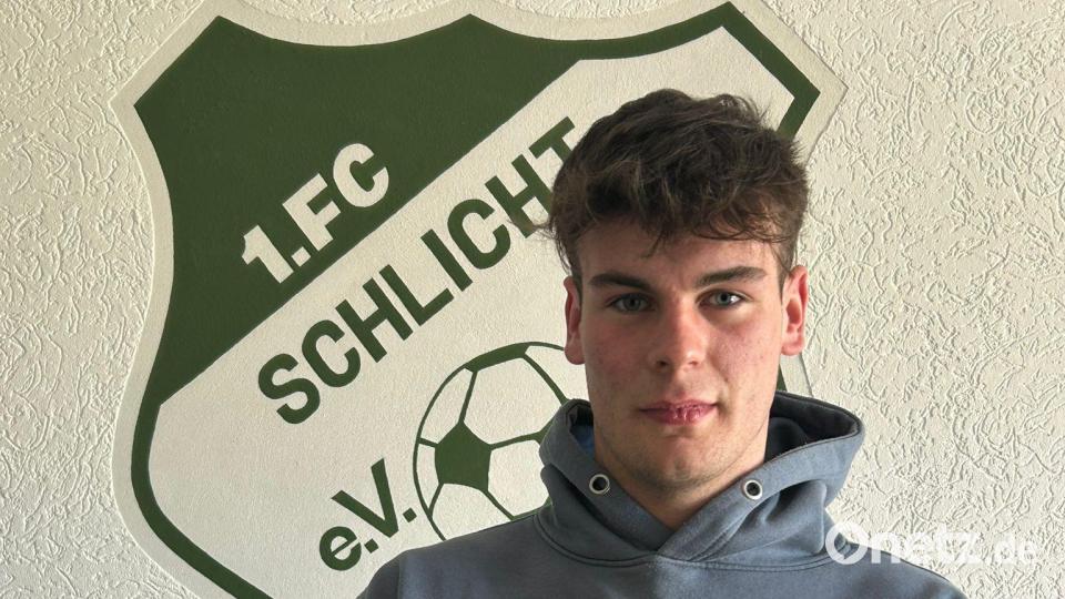 Torhüter Korbinian Ries wechselt von der U19 der SpVgg SV Weiden zum FC Schlicht. Bild: Thomas Hüttner