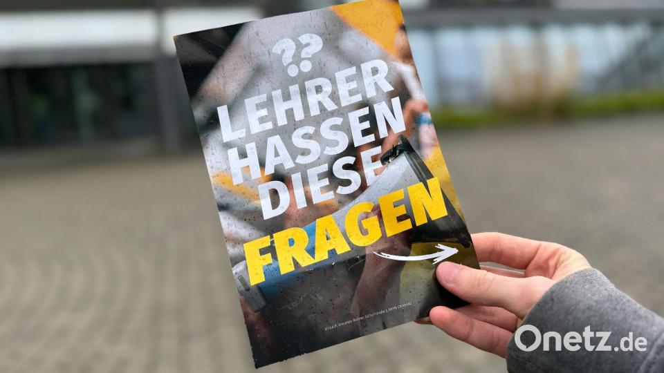 An Schulen tauchen Flugblätter von Rechtsextremen auf. Bild: Nico Pointer/dpa