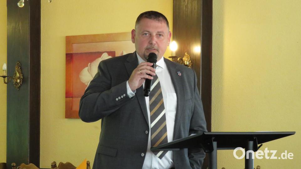 Die Gründung feierten die Verwaltungsgemeinschaft Neustadt. Störnsteins Bürgermeister Markus Ludwig hielt die Laudatio. Bild: adj