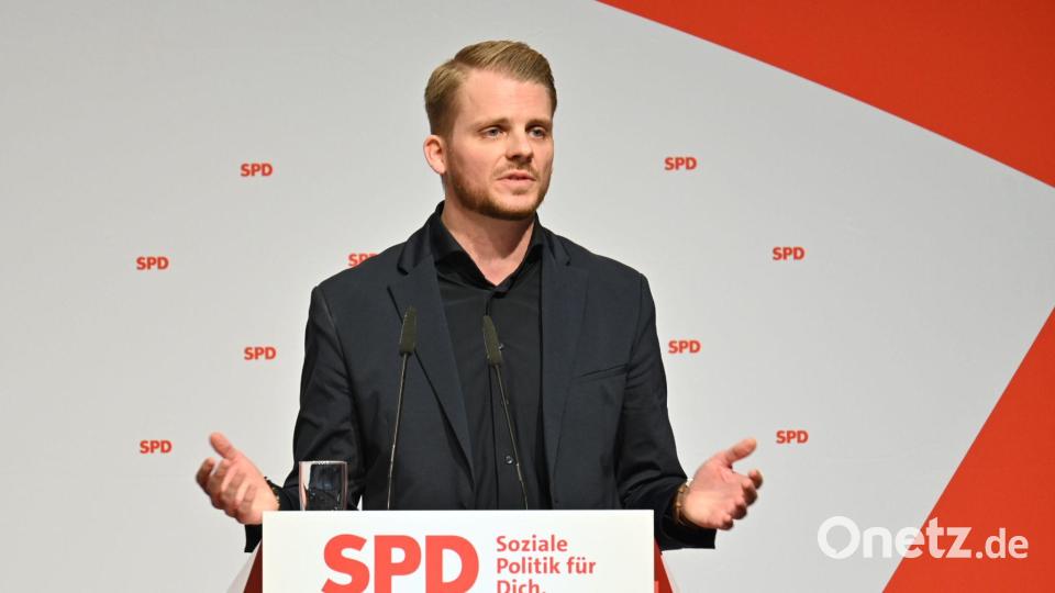 Tim Klüssendorf will an vorderster Front für die SPD kämpfen. Bild: Felix Müschen/dpa