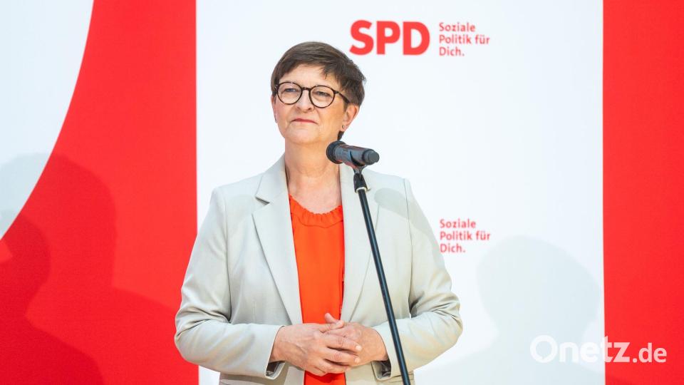 Saskia Esken zieht sich aus der Spitze zurück. Bild: Christophe Gateau/dpa