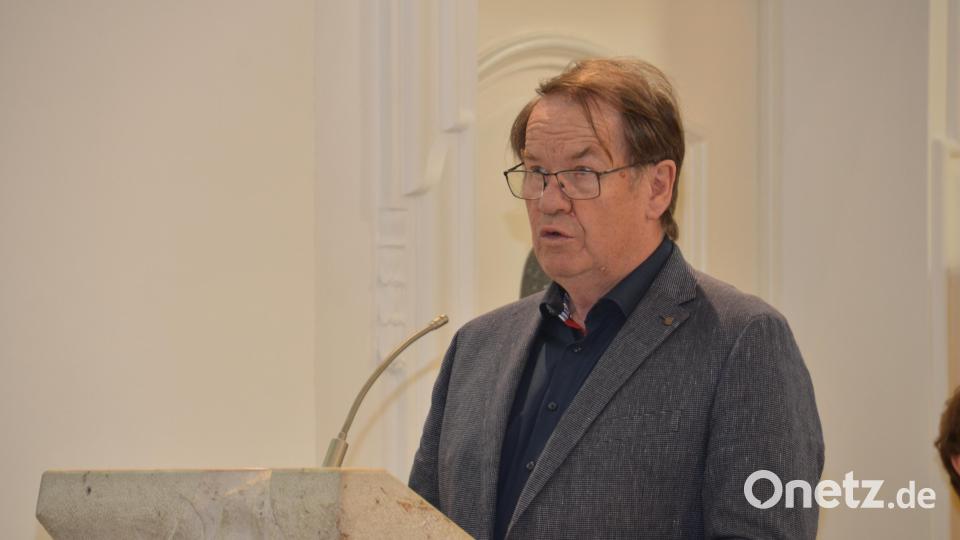 Architekt Josef Schönberger aus Tännesberg begleitete die Renovierungsarbeiten mit viel Sachverstand und Können. Bild: dob