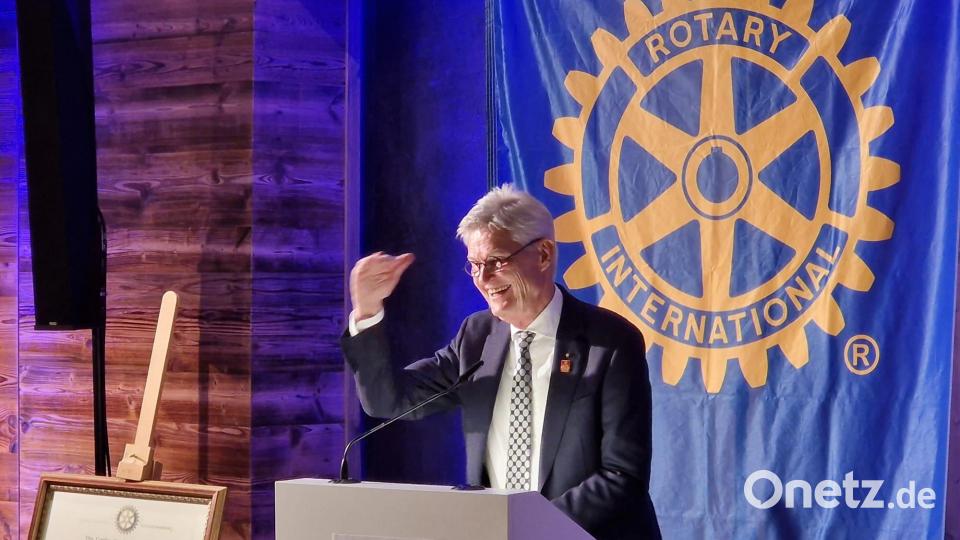 Festvortrag von Holger Knaack, Rotary Weltpräsident 2020/21 und künftiger Chair der Rotary Foundation Bild: lei