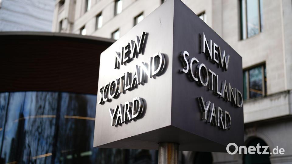 Die Metropolitan Police nahm Brown in einem Hotel in Manchester fest. (Symbolfoto) Bild: Jordan Pettitt/PA Wire/dpa