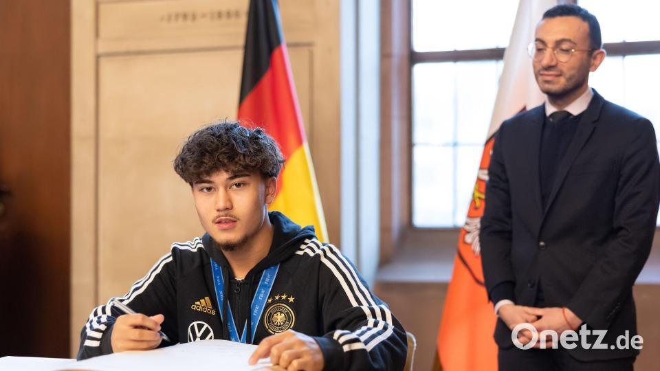 Exemplarisch für den Nürnberger Weg mit jungen Spielern: Neuzugang Justin von der Hitz. Bild: Jürgen Kessler/dpa