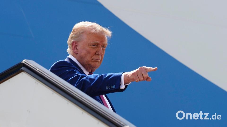 US-Präsident Trump ist noch immer nicht gut zu sprechen auf Superstar Taylor Swift. Bild: Alex Brandon/AP/dpa