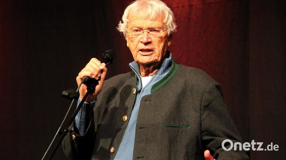 Gerhard Polt hatte ganz viel zu sagen Bild: stg