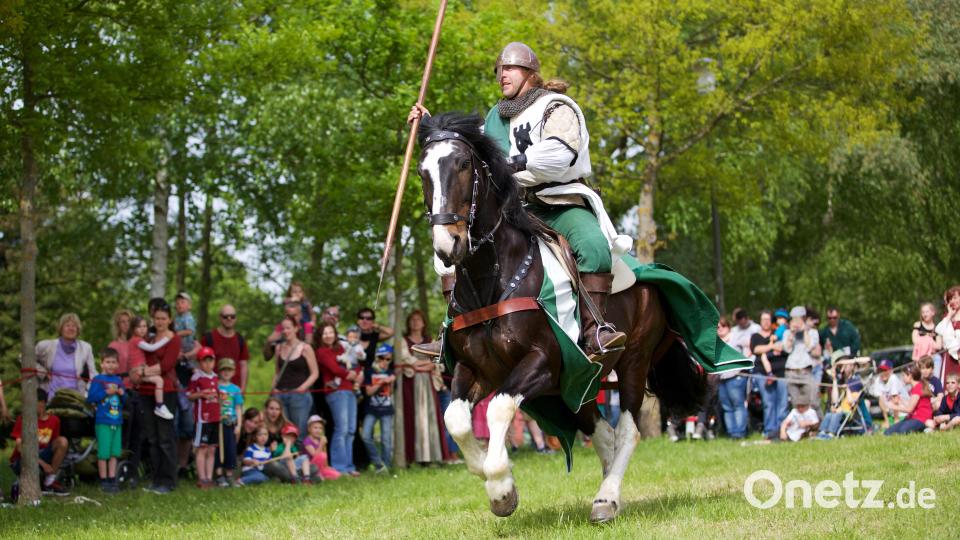 Jeder Ritter hat natürlich nicht nur Waffen, sondern auch ein Pferd. Bild: Matthias Dietl