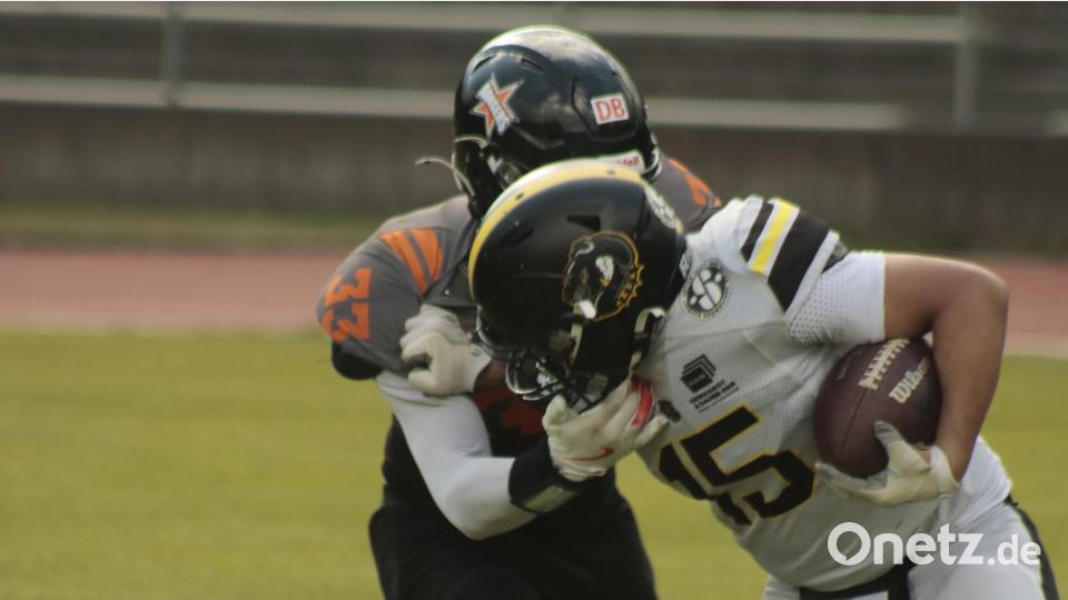 Szenen aus dem Spiel der Amberg Mad Bulldogs gegen die München Rangers. Bild: Michael Sandner